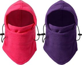 img 3 attached to Pieces Windproof Children Balaclava Covering Boys' Accessories ~ Cold Weather