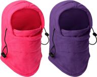 pieces windproof children balaclava covering boys' accessories ~ cold weather logo