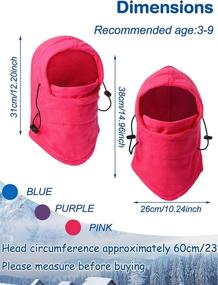 img 1 attached to Pieces Windproof Children Balaclava Covering Boys' Accessories ~ Cold Weather