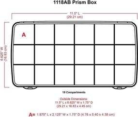 img 2 attached to ArtBin 1118AB 18 Compartment Prism Transparent