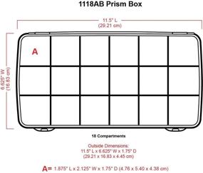 img 1 attached to ArtBin 1118AB 18 Compartment Prism Transparent