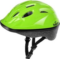 vibrant green turboske kids helmet logo
