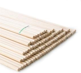 img 4 attached to 🔨 Pack of 12 Wooden Dowel Rods