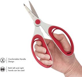 img 3 attached to ✂️ Precision Micro Tip Paper Cutting Craft Scissors: Sharp Blade, Durable, Comfortable Handles - Ideal for Micro Detailed Cutting