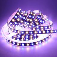 waterproof rgbww led strip lights - 24v dc, 360leds, 5m black pcb, silicone coating - indoor decoration lighting логотип