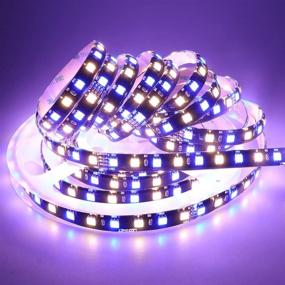 img 4 attached to Waterproof RGBWW LED Strip Lights - 24V DC, 360LEDs, 5M Black PCB, Silicone Coating - Indoor Decoration Lighting