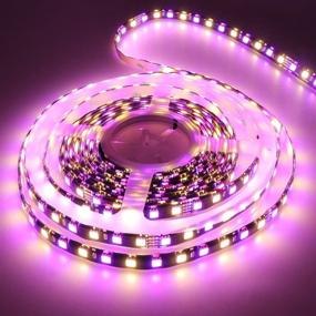 img 2 attached to Waterproof RGBWW LED Strip Lights - 24V DC, 360LEDs, 5M Black PCB, Silicone Coating - Indoor Decoration Lighting