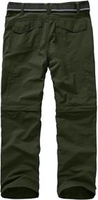 img 3 attached to 👖 Boys' Clothing and Active Convertible Trousers – Waterproof Outdoor Climbing Gear