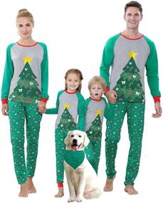 img 4 attached to Benaive Matching Family Christmas Pajamas Set: Holiday Sleepwear for Men, Women, Boys, and Girls