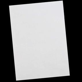 img 4 attached to 📦 Pack of 50 White Carbon Transfer Paper Tracing Sheets 8.3"x11.7" for Wood, Paper, Canvas Pattern Transfer