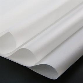 img 3 attached to 📦 Pack of 50 White Carbon Transfer Paper Tracing Sheets 8.3"x11.7" for Wood, Paper, Canvas Pattern Transfer