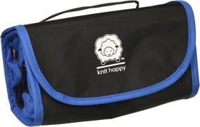 img 2 attached to K1C2 Knit Happy Fold-N-Go Notions Box - Black/Blue: Enhance Your Sewing Experience!