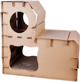 img 2 attached to 🐱 Vencer Eco-Friendly Cardboard Cat House Scratcher(Assembled DIY)