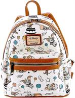 luxe loungefly disneys leather backpack: unparalleled style and quality logo