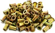 🔩 astro pneumatic tool rn1024 100-piece steel rivet nuts - 10-24 size logo