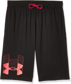 img 4 attached to Prototype Logo Shorts for Boys by Under Armour