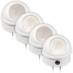 img 4 attached to 🔌 Pack of 4 Maxxima MLN-10 LED Night Lights with Dusk to Dawn Sensor: Efficient Lighting Solution