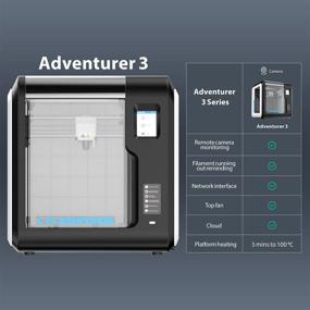 img 3 attached to Flashforge Adventurer 3D Printer with Detachable Precision Leveling System