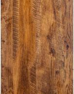 🌳 erfoni wood wallpaper peel and stick rustic wood grain contact paper 17.7" x 78.7" - distressed wood self adhesive paper, brown wood plank removable countertop vinyl logo