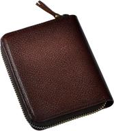 leaokuu genuine leather cowhide vertical men's accessories logo