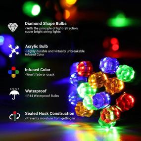 img 2 attached to Marchpower 1000 LED Christmas Tree Lights: Waterproof Twinkle String Lights 🎄 with 8 Modes and Memory Function for Indoor and Outdoor Xmas Decorations