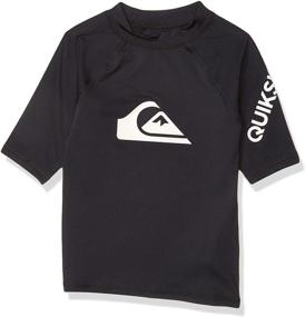 img 3 attached to 🏊 Swimwear - Quiksilver Little Boys' Short Sleeve Rashguard - Ideal for Water Activities
