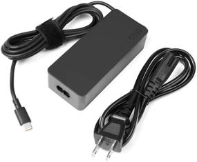 img 3 attached to 🔌 65w USB-C AC Adapter for Lenovo ThinkPad T480 T480s T490 T490s T495 T495s T580 T590 E480 E490 E490s E495 E580 E590 E595 X1 Carbon X395 - 2 Prong