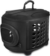 🐾 frieq 23-inch large hard cover pet carrier - ideal travel kennel for cats, small dogs & rabbits! logo