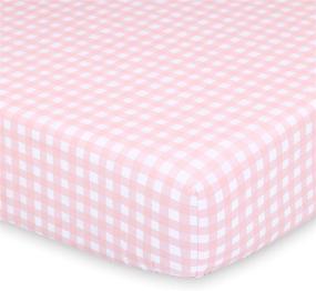 img 2 attached to Pink White Check Fitted Sheet