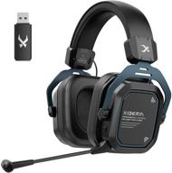 🎧 xiberia s11: wireless gaming headset with 5.8ghz surround sound for pc, ps5, ps4 - anti-interference, noise cancelling mic, ultra-low latency - lightweight, wired mode for xbox one logo