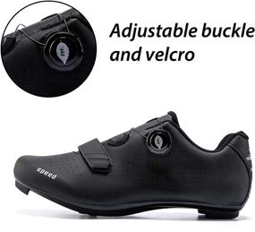 img 2 attached to 🚴 SAK1TAMA Unisex Cycling Shoes - Men's and Women's Bike Shoes for Riding, Spin, Road, and Peloton - SPD Compatible Cleats for Indoor and Outdoor Use