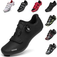 🚴 sak1tama unisex cycling shoes - men's and women's bike shoes for riding, spin, road, and peloton - spd compatible cleats for indoor and outdoor use logo