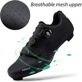 img 3 attached to 🚴 SAK1TAMA Unisex Cycling Shoes - Men's and Women's Bike Shoes for Riding, Spin, Road, and Peloton - SPD Compatible Cleats for Indoor and Outdoor Use