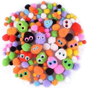 img 1 attached to Max Fun 1700pcs Self-Adhesive Googly Wiggle Eyes Assorted Sizes, Multi-Colored Craft Sticker Eyes for DIY Crafts, Toys, Accessories, and Decorations (4MM-15MM)