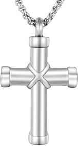 img 4 attached to Dletay Кремационное ожерелье Мемориальные украшения (серебро)