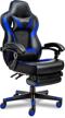 elecwish executive ergonomic adjustable massage blue furniture for home office furniture logo
