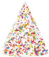 🎉 party hat with 24 ct of confetti sprinkles logo