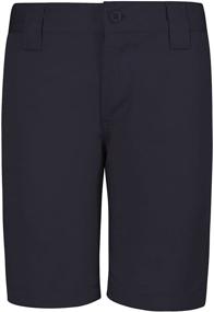 img 2 attached to 👖 Versatile & Comfortable: Boys' Stretch Short Black – Ideal for Classroom & Beyond!