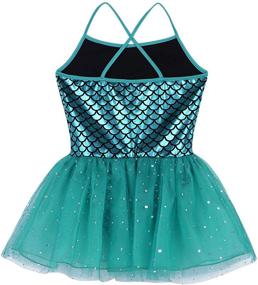 img 2 attached to Inlzdz Princess Gymnastics Activewear Lake_Blue Sports & Fitness