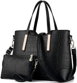 img 4 attached to YNIQUE Women's Satchel Handbags: Shoulder Wallets, Handbags & Satchels