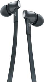 img 4 attached to 🎧 TCL MTRO100 In-Ear Earbuds: Wired Noise Isolating Headphones with Mic and Tangle-Free Flat Cables - Shadow Black [One Size] - Ultimate Listening Experience!