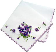 💎 exquisite swiss european handkerchief in embroidered heirloom design logo
