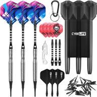 🎯 cyeelife-tungsten competition soft darts set - 16/18/20g, including storage case, additional tips, tool, aluminium shafts, extra flights - 90% tungsten barrels - ideal gift option logo