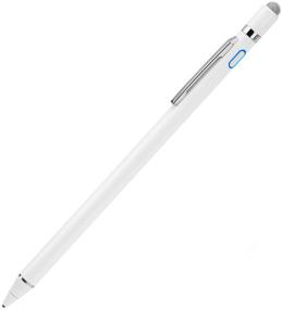 img 4 attached to 🖊️ EDIVIA Stylus Pen for Samsung Galaxy Tab A 10.1 2019 - Ultra Fine Tip Digital Pencil, White