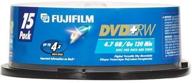 📀 efficient storage solution: fuji rewritable disc pack spindle logo