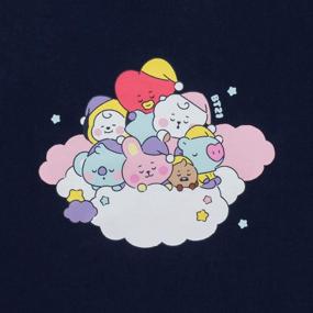 img 1 attached to BT21 Collection Character Loungewear Sleepwear Apparel & Accessories Baby Girls