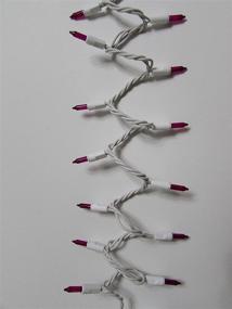 img 1 attached to Holiday Pride Ultra-Brite Pink Lights on White Wire - UL Listed - Set of 100 for Stunning Indoor/Outdoor Decor