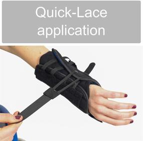 img 1 attached to Universal Quick Wrist Splint Support Occupational Health & Safety Products