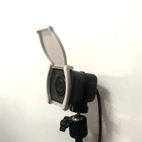 img 2 attached to 📷 LZYDD Webcam Privacy Shutter Lens Cap Hood Cover for Logitech StreamCam, Live Streaming Webcam (White) - Enhanced SEO