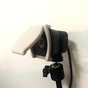 img 1 attached to 📷 LZYDD Webcam Privacy Shutter Lens Cap Hood Cover for Logitech StreamCam, Live Streaming Webcam (White) - Enhanced SEO